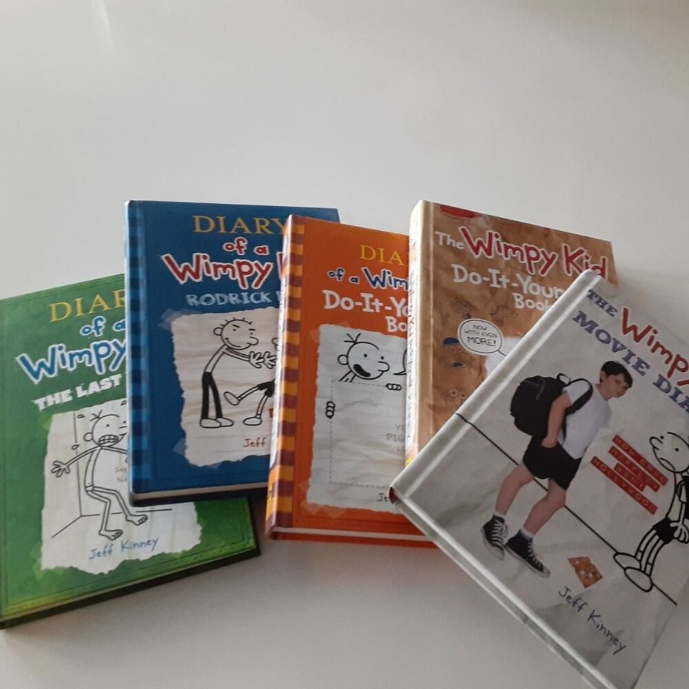 DIARY OF A WIMPY KID Set of (3) Like New - Hardcover